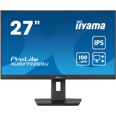 ECRAN 27"/IIyama XUB2792QSU-B6/QHD/100 Hz