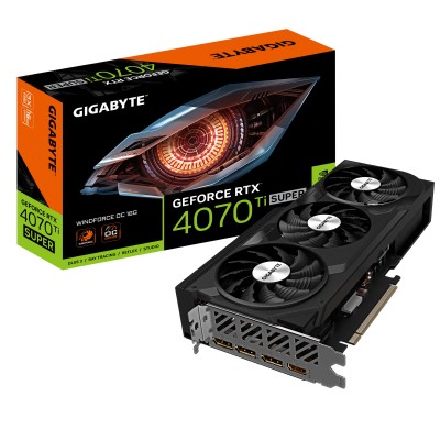 CARTE GRAPHIQUE Nvidia RTX 4070Ti SUPER/Gigabyte WINDFORCE OC 16G