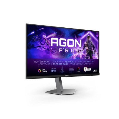 ECRAN 27"/AOC AG276QZD2/QHD/QD-OLED/240Hz/0.03ms