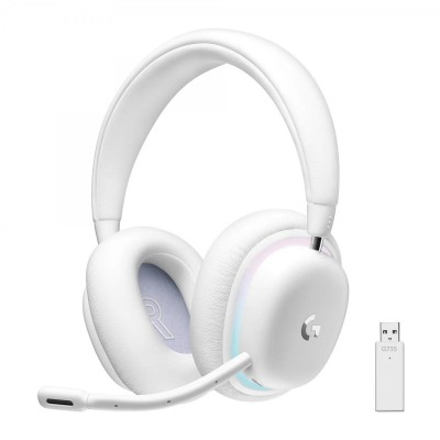 CASQUE Gaming/Logitech Aurora G735 - Blanc/Sans fil/Stereo