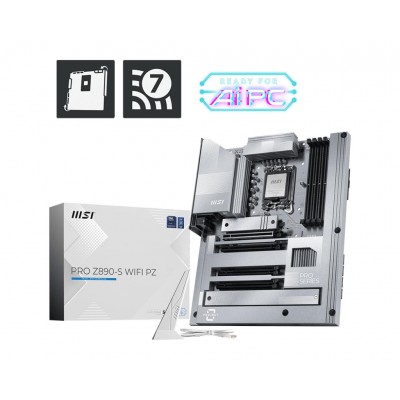 CARTE MERE ATX/MSI PRO Z890-S PROJECT ZERO/DDR5/Connecteur Inversé