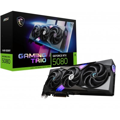 CARTE GRAPHIQUE Nvidia Geforce RTX 5080/MSI Gaming Trio OC 16Go