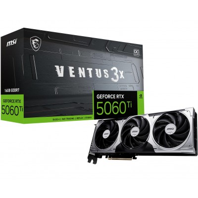 CARTE GRAPHIQUE Nvidia Geforce RTX 5060Ti/MSI 16G VENTUS 3X OC