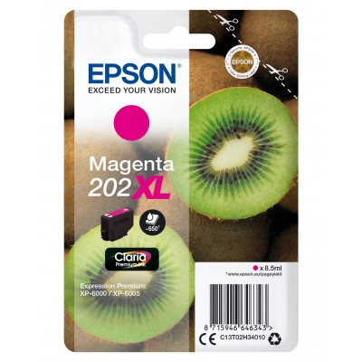 Epson Cartouche jet d'encre D'origine Epson 202XL Kiwi - Magenta
