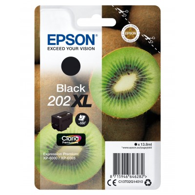 Epson Cartouche jet d'encre D'origine Epson 202XL Kiwi - Noir 