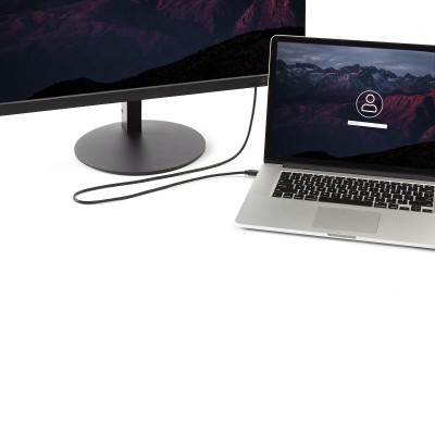 CORDON MINI-DP VERS DISPLAYPORT 1.2 M/M/Noir/2m
